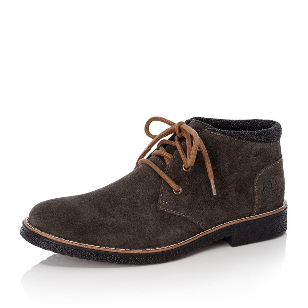 detail Pánská kotníková obuv RIEKER 33611-25 hnědá W0