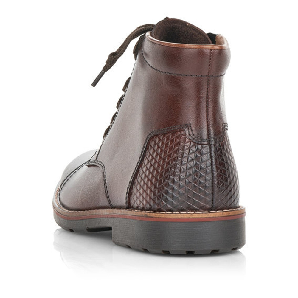 detail Pánská kotníková obuv RIEKER 35314-25 hnědá W0