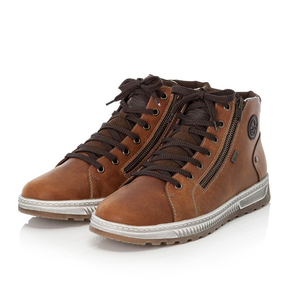 detail Pánská kotníková obuv RIEKER 37021-24 hnědá W1