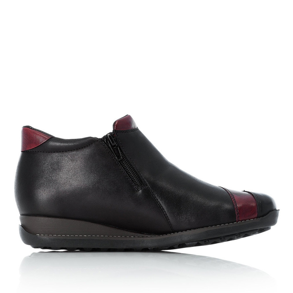 detail Dámska členková obuv RIEKER 44273-00 čierna W1