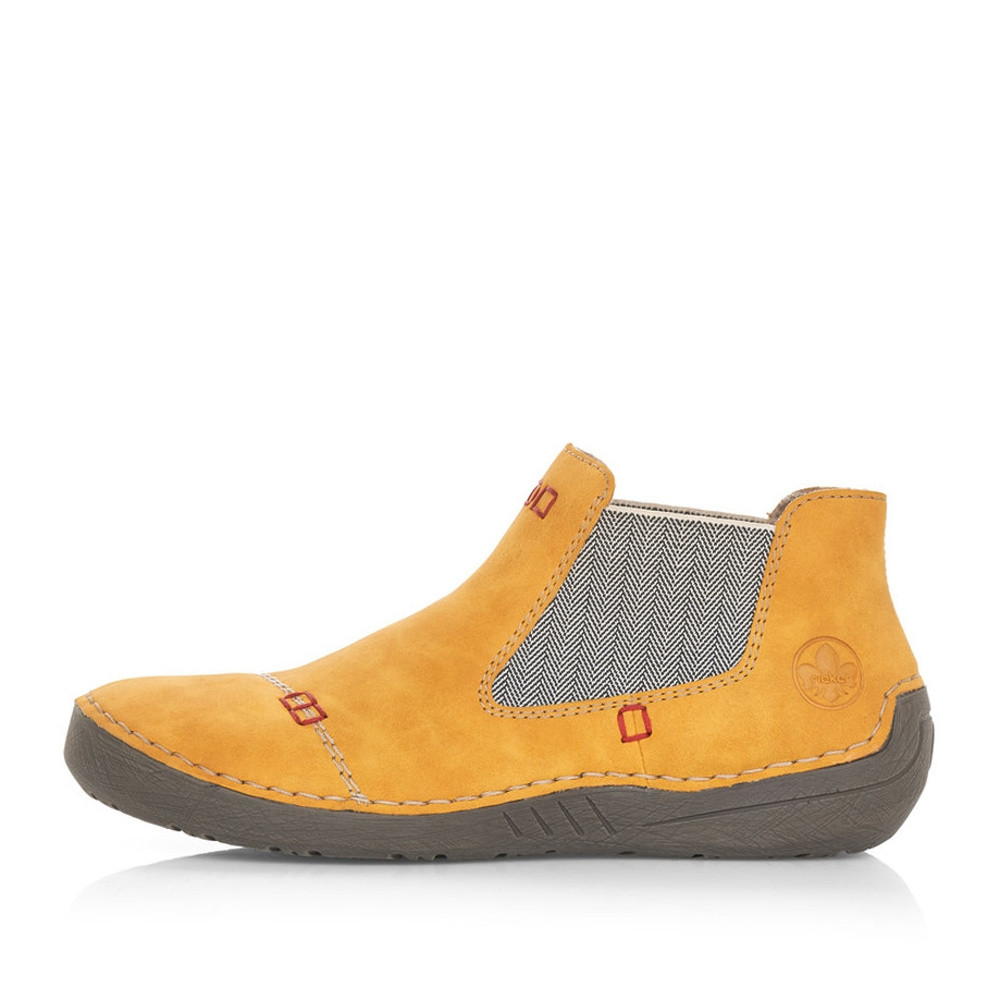 detail Dámská obuv RIEKER RIE-10300361-W1 žlutá