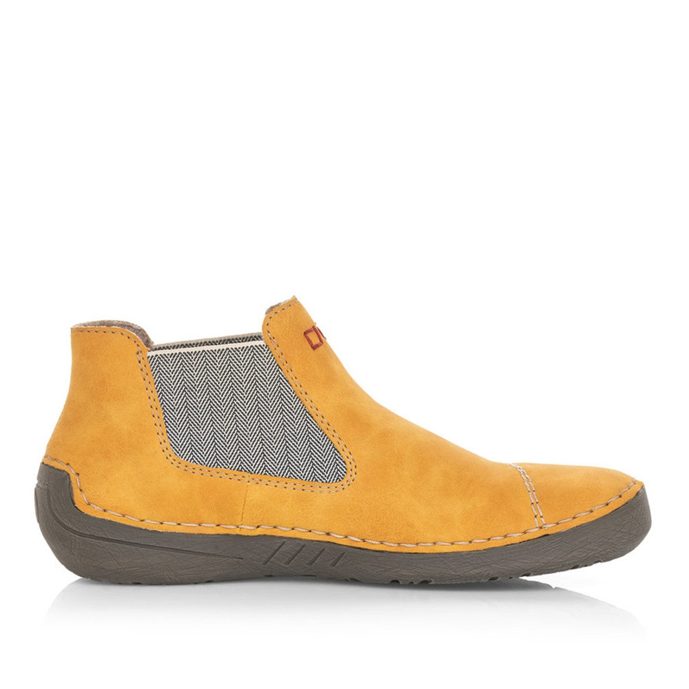 detail Dámská obuv RIEKER RIE-10300361-W1 žlutá