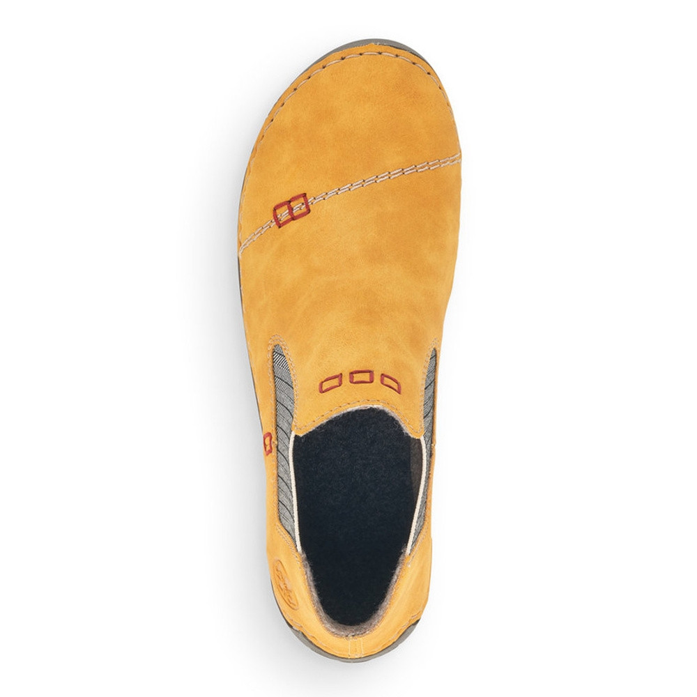 detail Dámská obuv RIEKER RIE-10300361-W1 žlutá