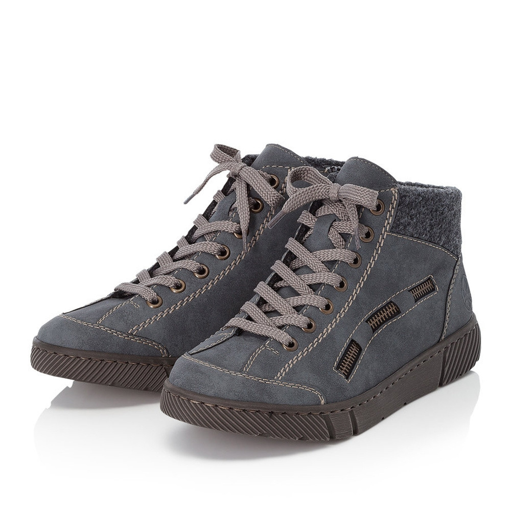 detail Dámská obuv RIEKER RIE-10300362-W1 modrá