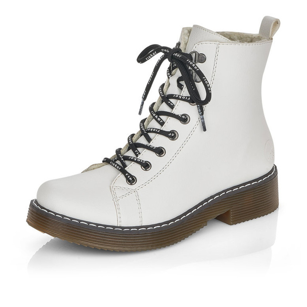 detail Dámská obuv RIEKER RIE-10300371-W1 bílá