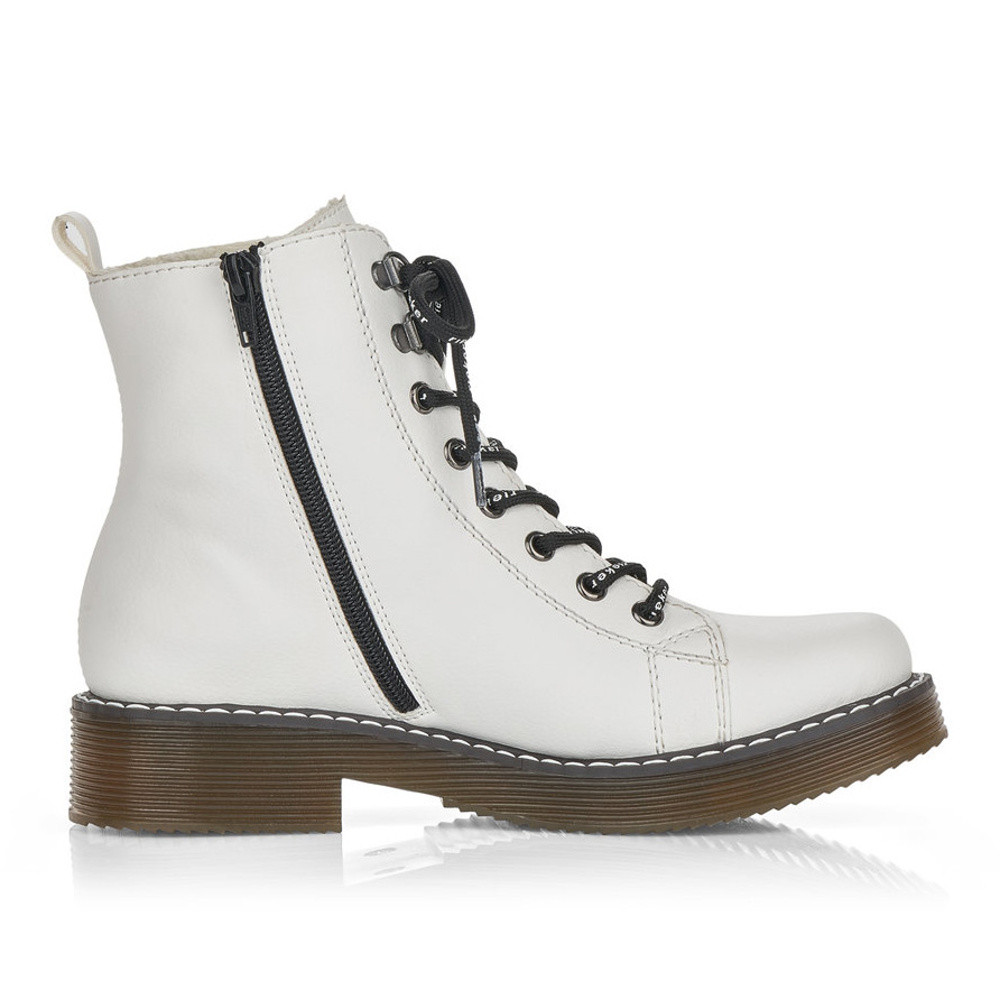 detail Dámská obuv RIEKER RIE-10300371-W1 bílá