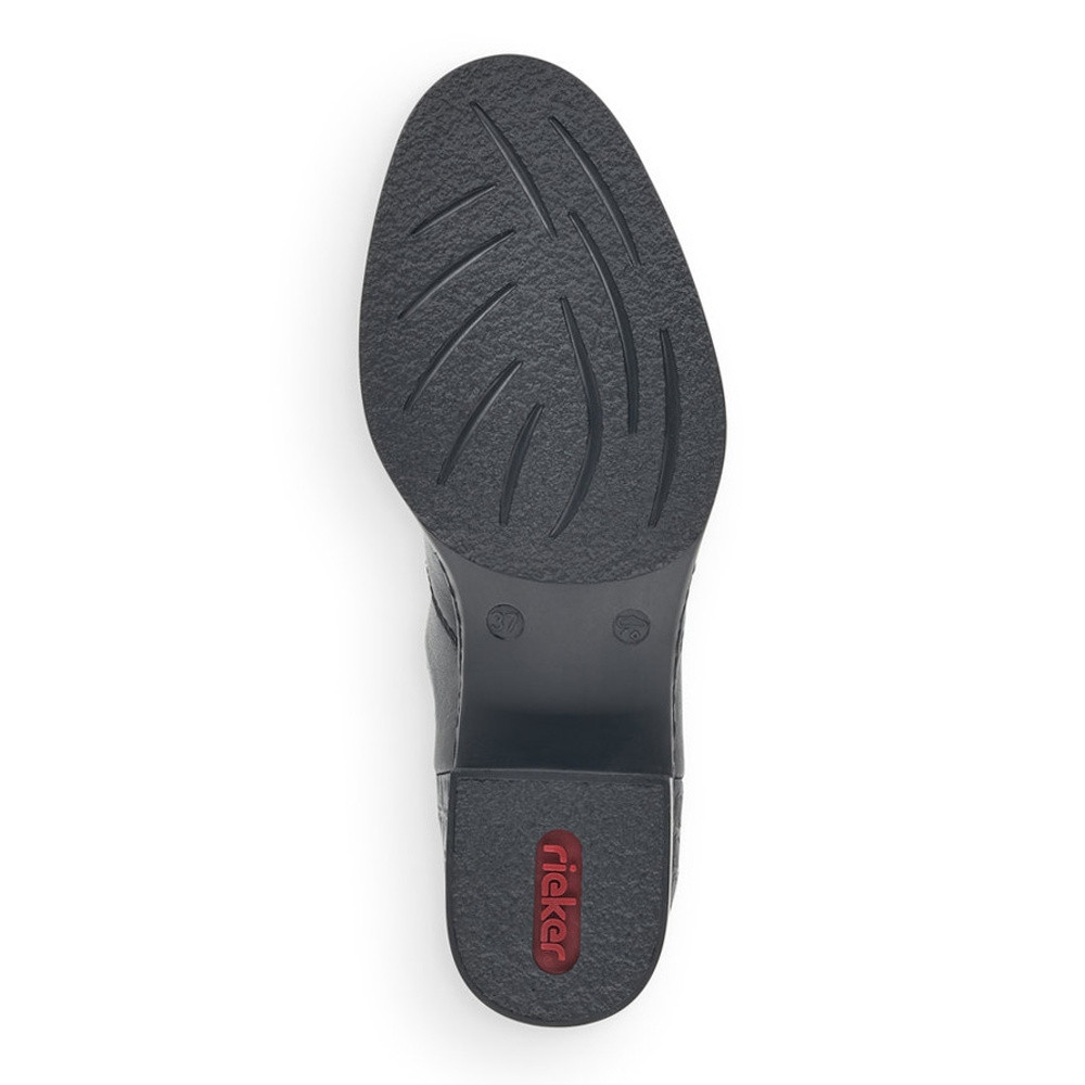 detail Dámska členková obuv RIEKER 73494-01 čierna W0