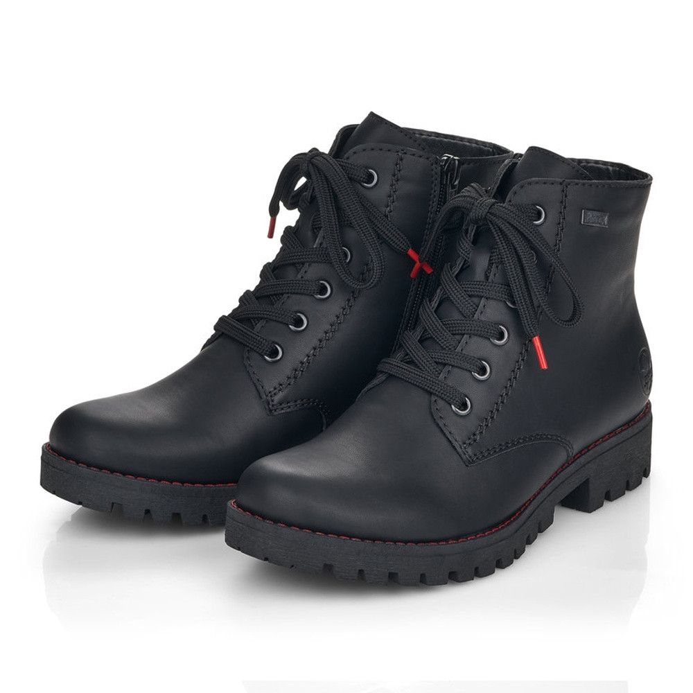 detail Dámská kotníková obuv RIEKER 785M1-00 černá W3