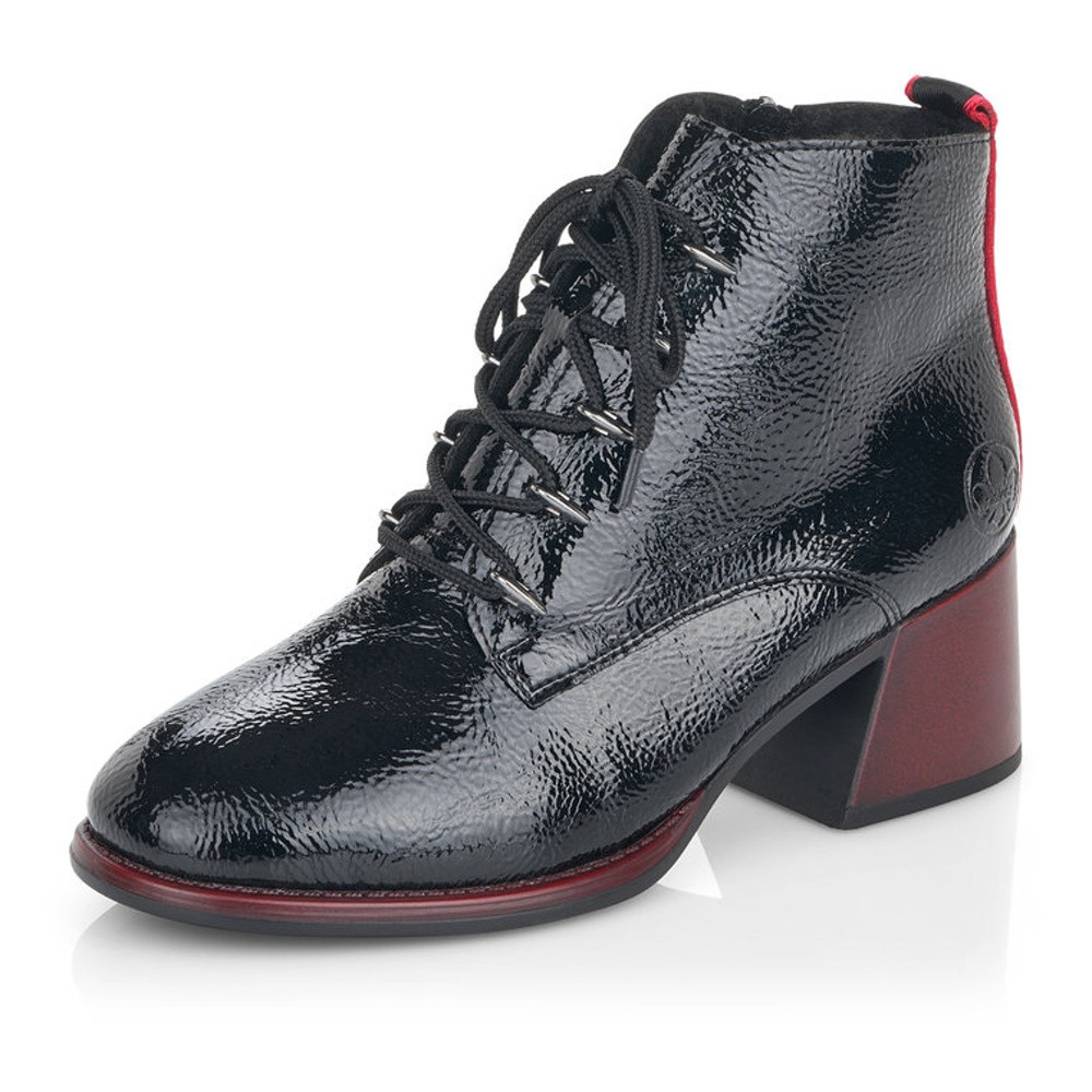 detail Dámská kotníková obuv RIEKER 79333-00 černá W0