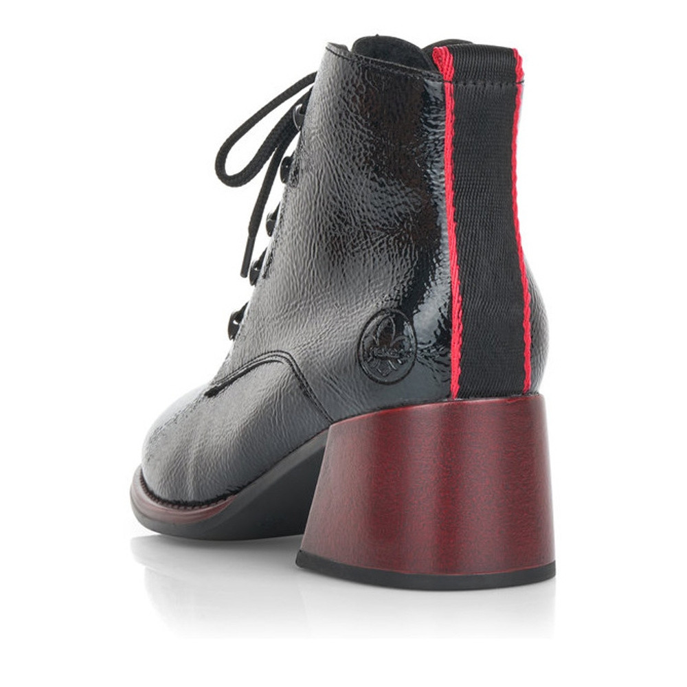 detail Dámská kotníková obuv RIEKER 79333-00 černá W0