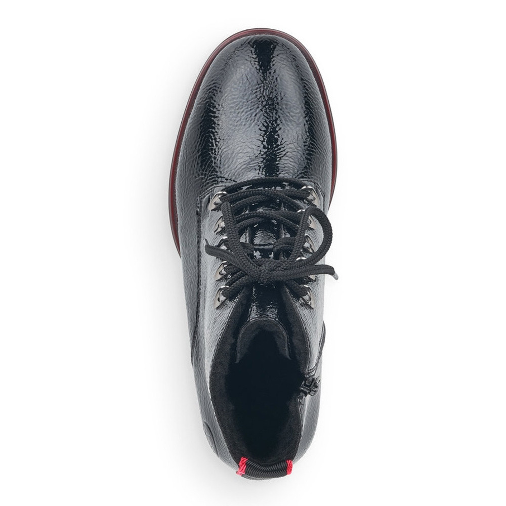 detail Dámská kotníková obuv RIEKER 79333-00 černá W0