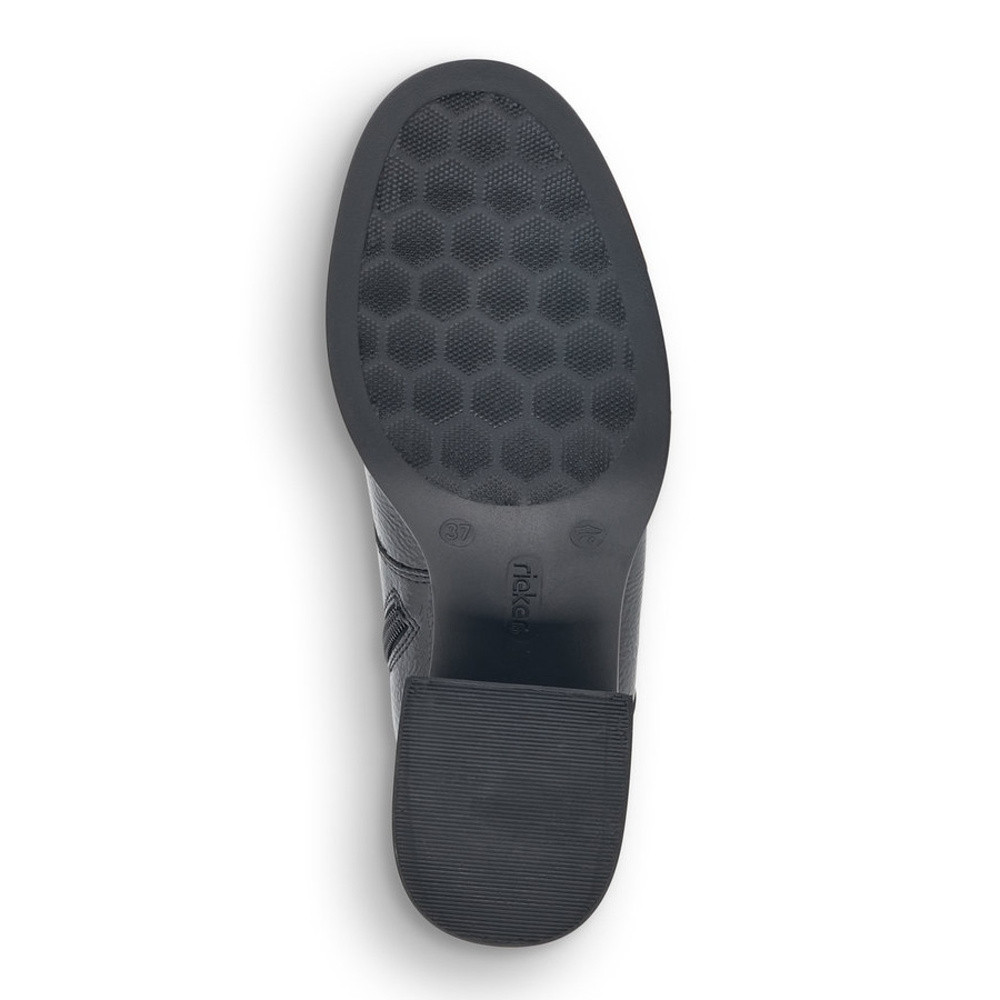 detail Dámská kotníková obuv RIEKER 79333-00 černá W0