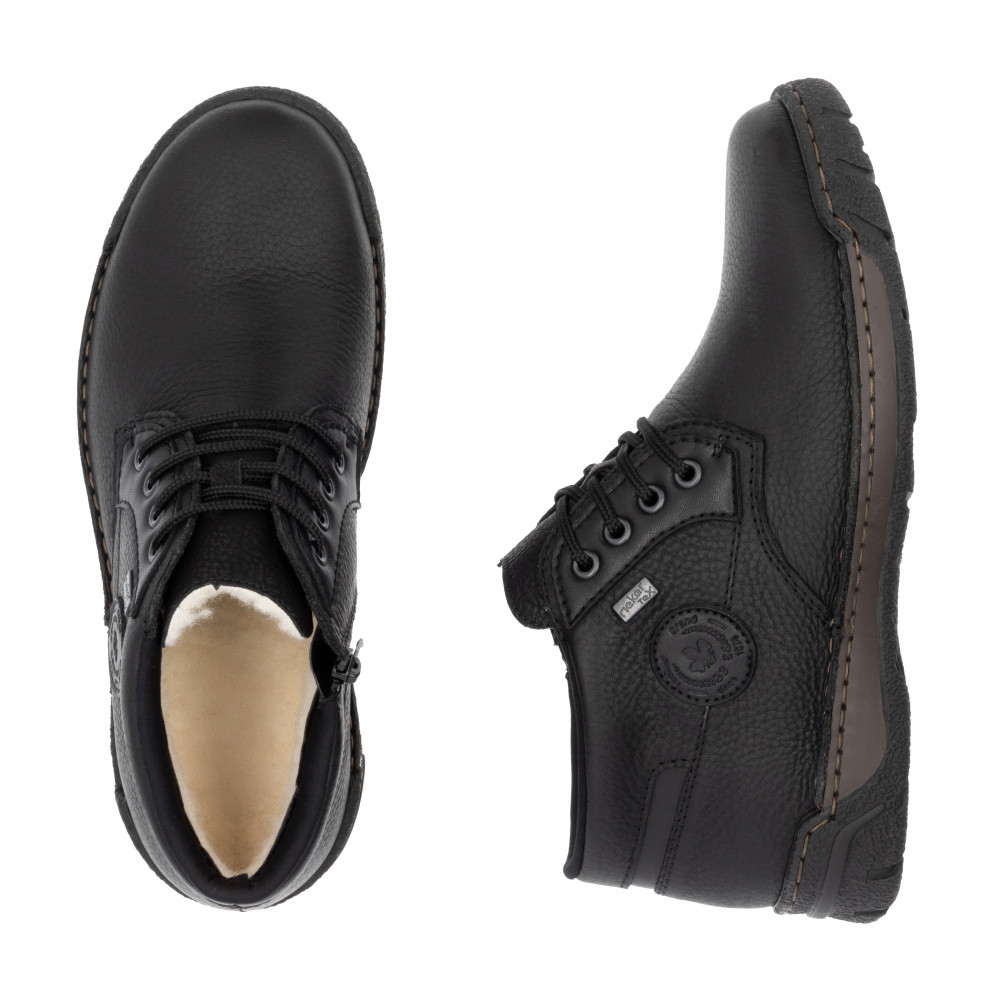detail Pánská kotníková obuv RIEKER B0334-00   BLACK   H/W6