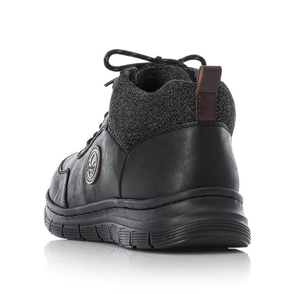 detail Pánská kotníková obuv RIEKER B5610-01 černá W0