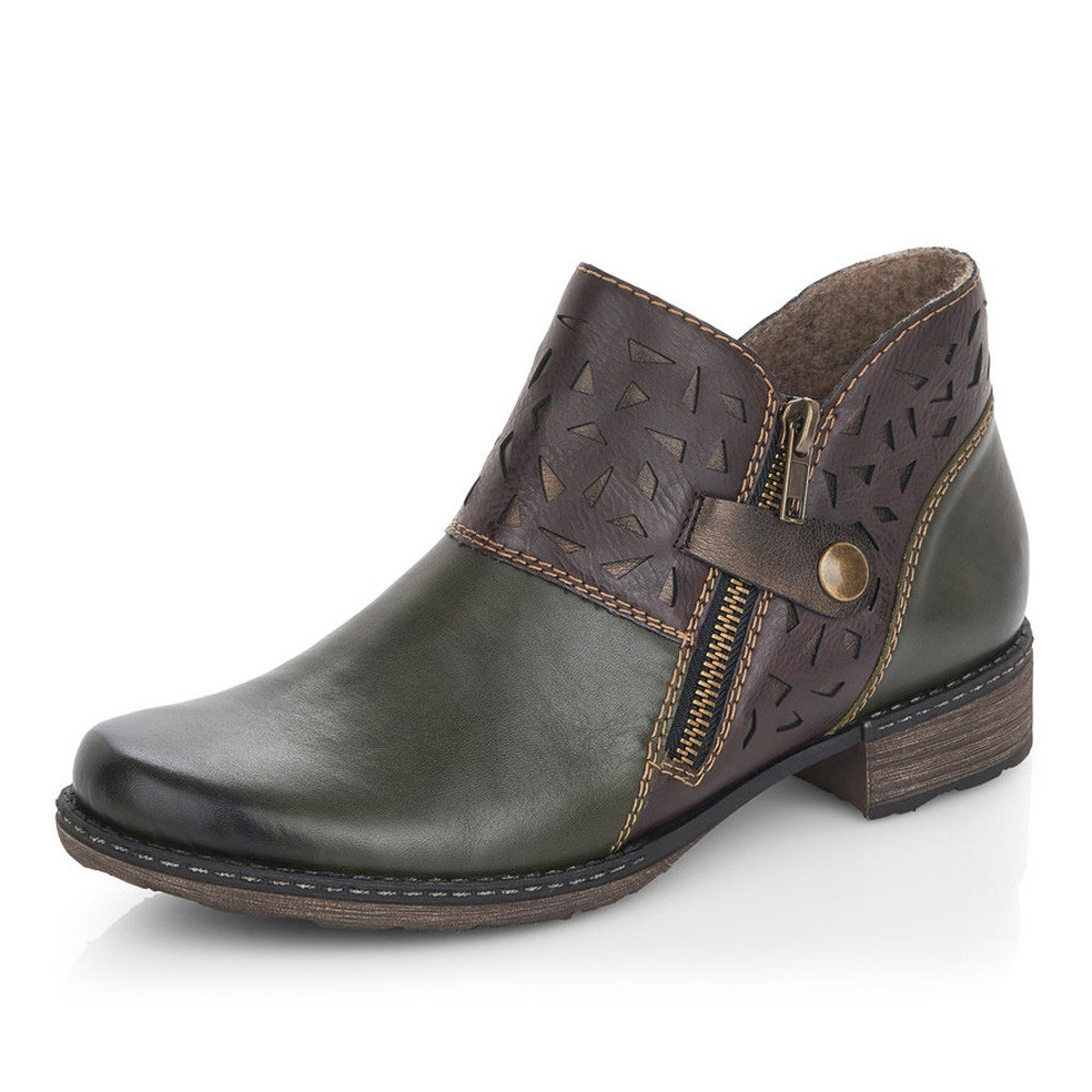 detail Dámská obuv REMONTE RIE-10300479-W0 zelená