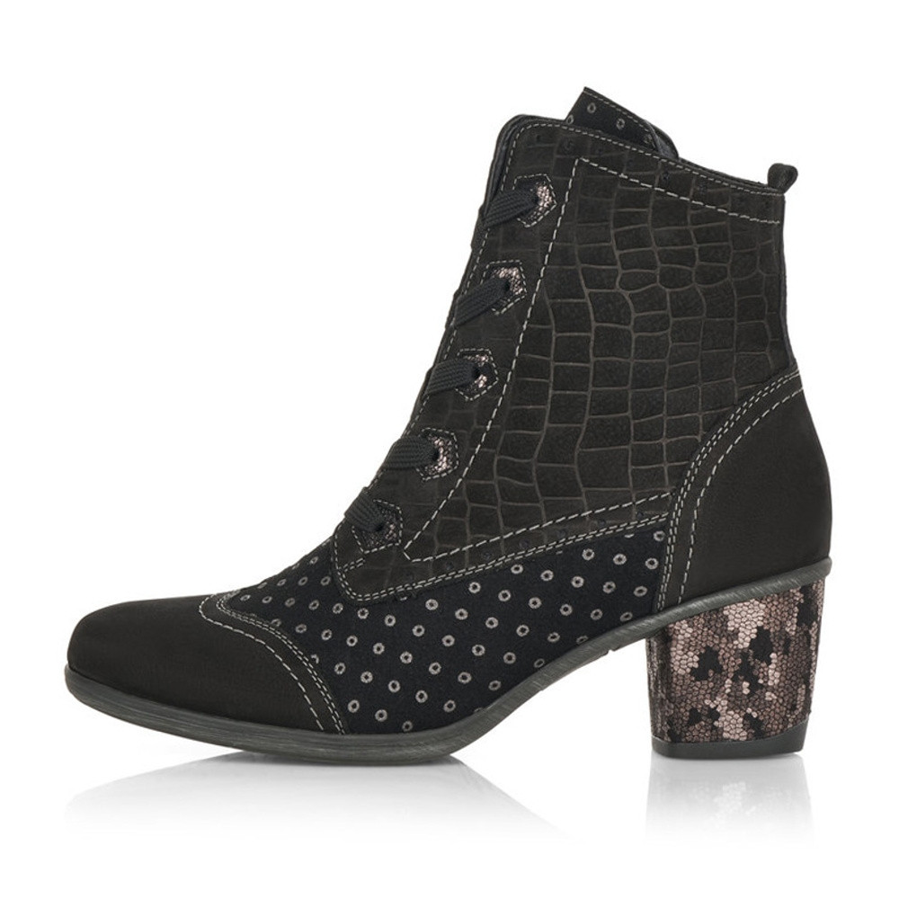 detail Dámska členková obuv REMONTE D5471-02 čierna W0