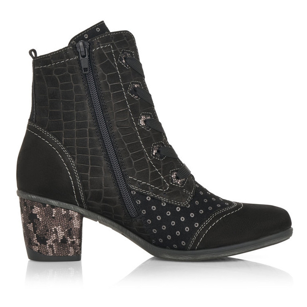 detail Dámska členková obuv REMONTE D5471-02 čierna W0