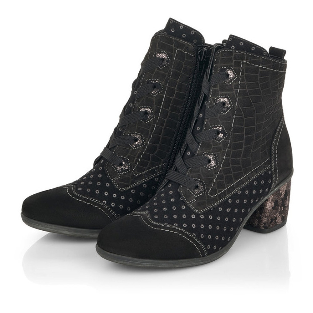 detail Dámska členková obuv REMONTE D5471-02 čierna W0