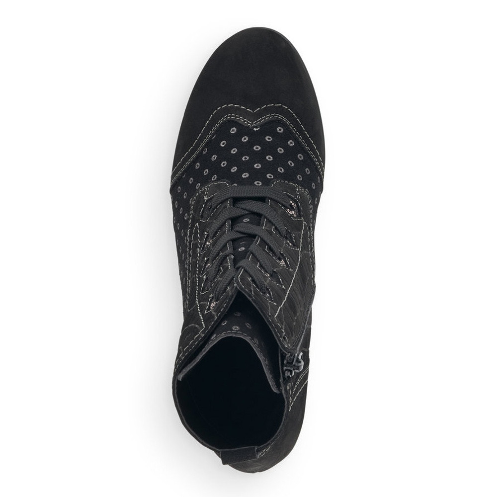 detail Dámska členková obuv REMONTE D5471-02 čierna W0