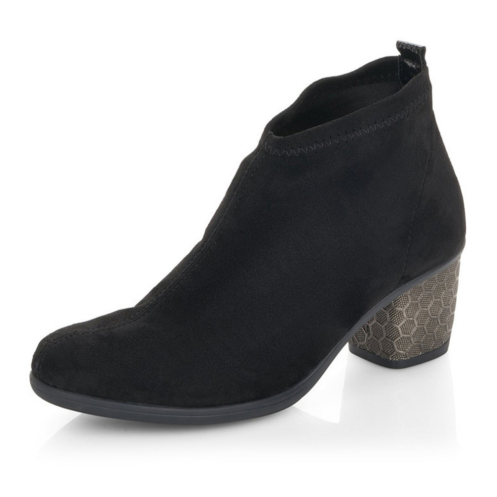 detail Dámská kotníková obuv REMONTE D5473-02 černá W0