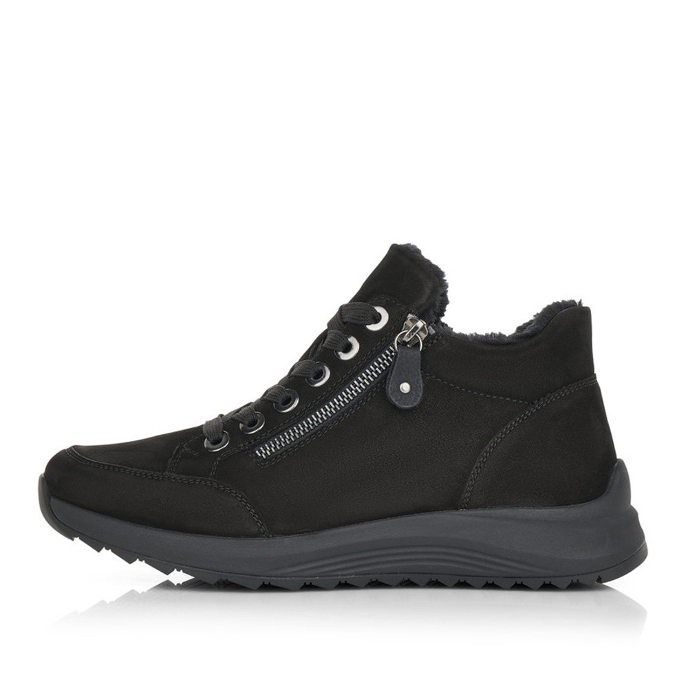 detail Dámská kotníková obuv REMONTE D5770-02 černá W0