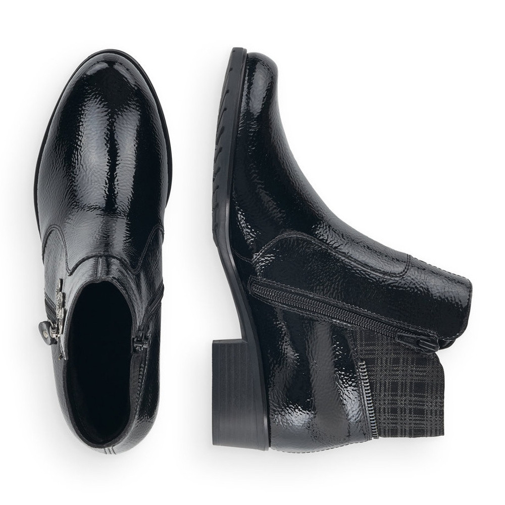 detail Dámska členková obuv REMONTE D6881-02 čierna W0