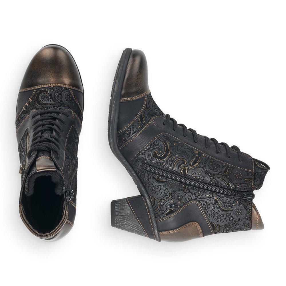 detail Dámska členková obuv REMONTE D8794-02 čierna W1