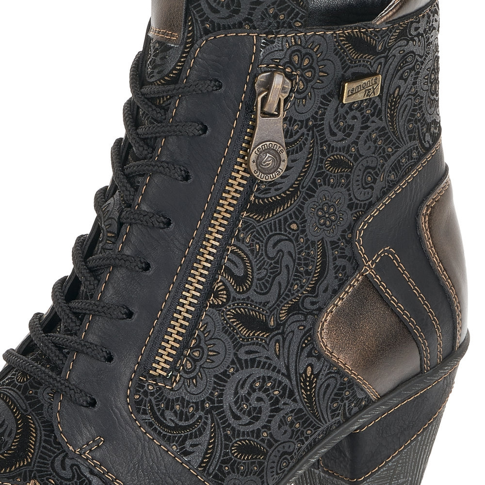 detail Dámska členková obuv REMONTE D8794-02 čierna W1