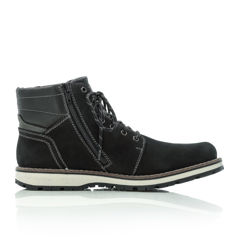 detail Pánská kotníková obuv RIEKER F8424-00 černá W0