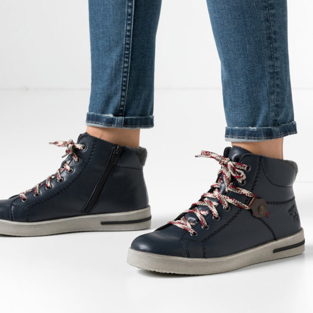 detail Dámská obuv RIEKER RIE-10300579-W0 modrá