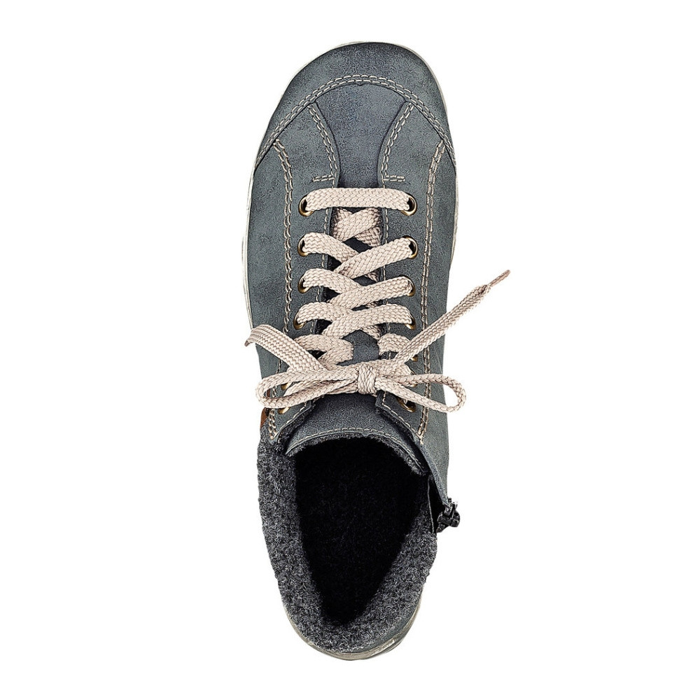 detail Dámská obuv RIEKER RIE-10300593-W1 modrá