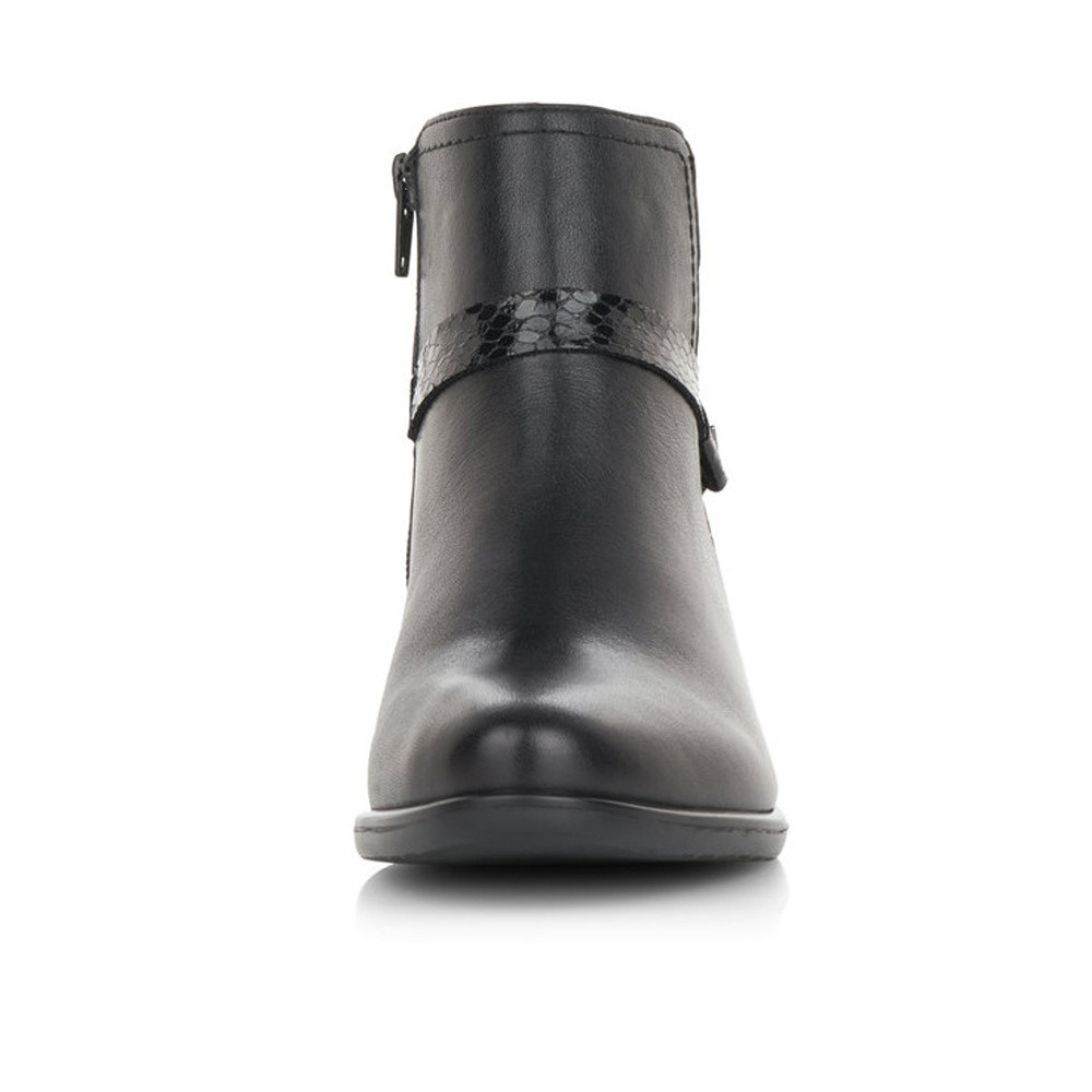 detail Dámska členková obuv RIEKER R5180-02 čierna W0