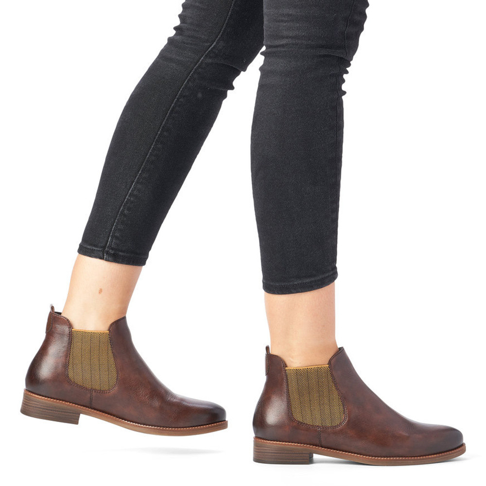 detail Dámská kotníková obuv REMONTE R6375-25 hnědá W0