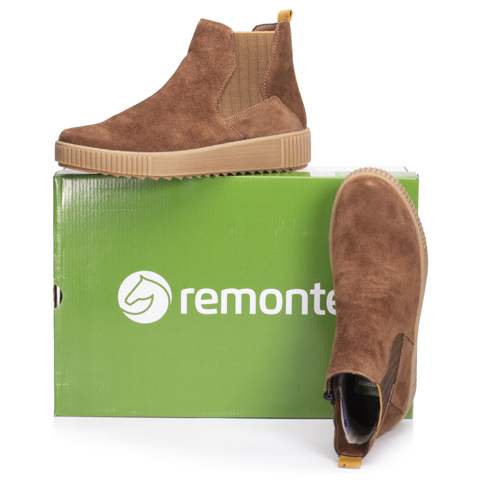 detail Dámská kotníková obuv REMONTE R7994-24 hnědá W0
