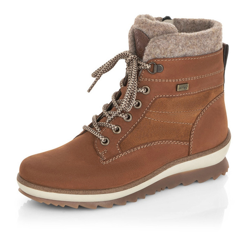 detail Dámská kotníková obuv REMONTE R8477-22 hnědá W1