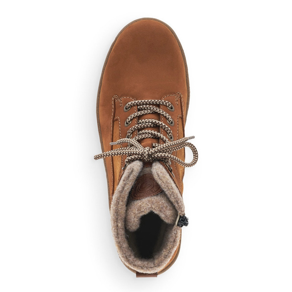 detail Dámská kotníková obuv REMONTE R8477-22 hnědá W1