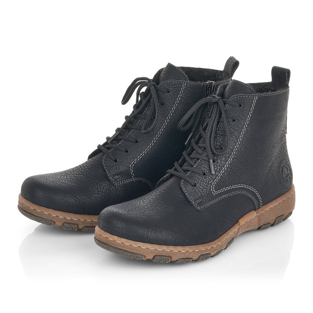 detail Dámská kotníková obuv RIEKER Z0112-00 černá W4