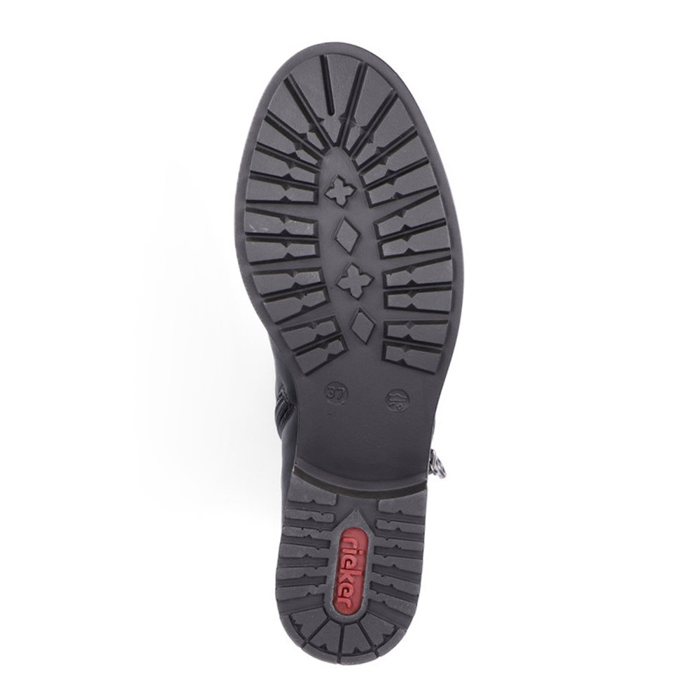 detail Dámska členková obuv RIEKER Z6810-00 čierna W4