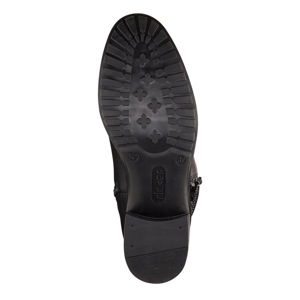detail Dámské kozačky RIEKER Z7362-00 černá W4
