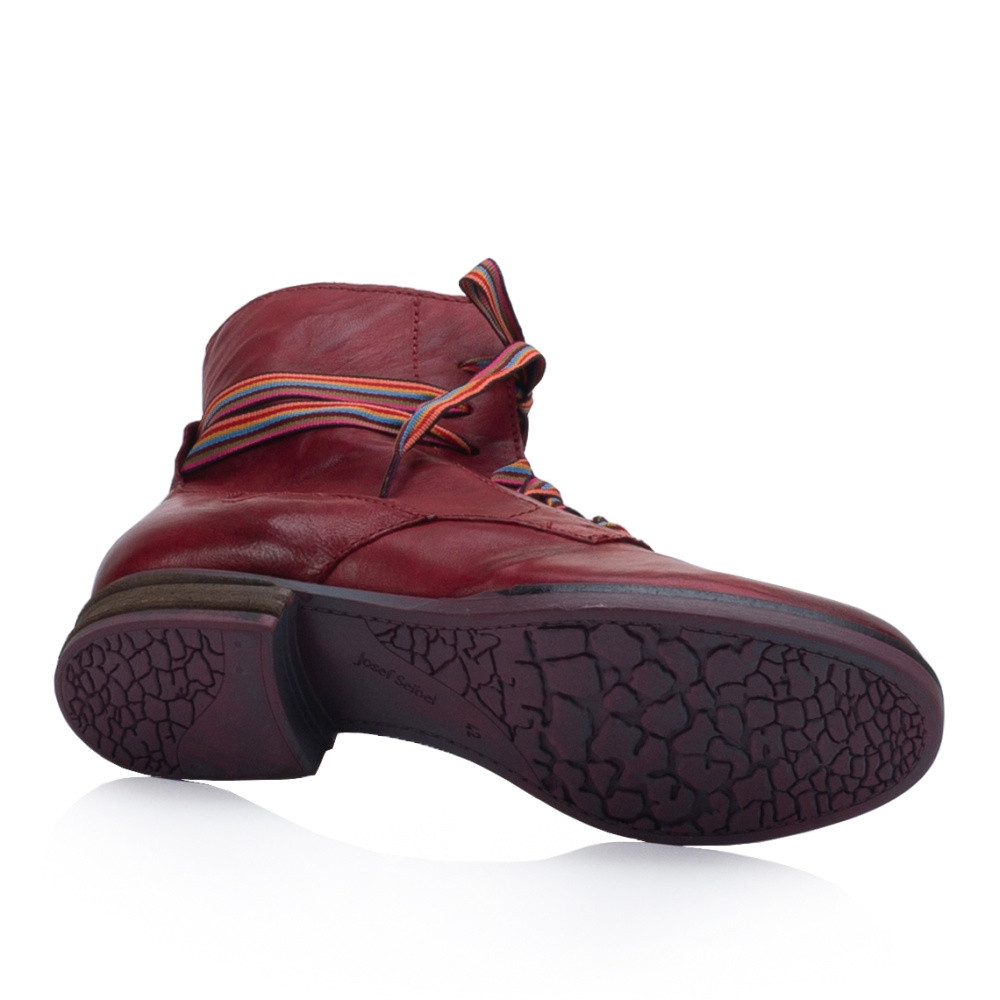 detail Dámská kotníková obuv JOSEF SEIBEL 76504 červená W1