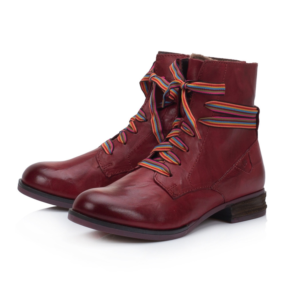 detail Dámská kotníková obuv JOSEF SEIBEL 76504 červená W1