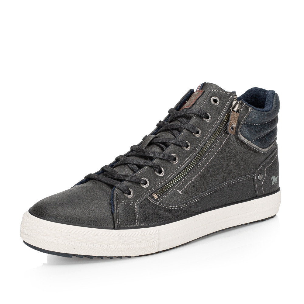 detail Pánská kotníková obuv MUSTANG 4129502-259 šedá W4