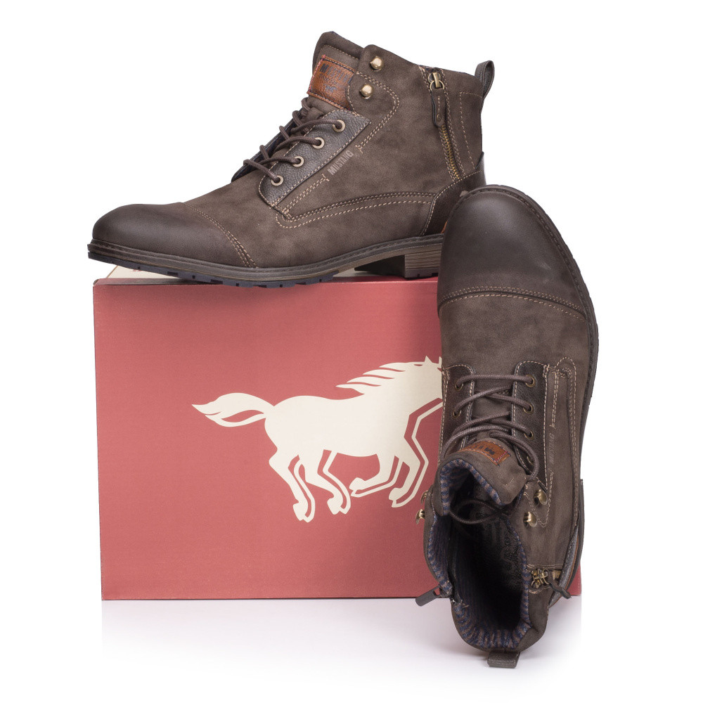 detail Pánská obuv MUSTANG MUS-10300919-W2 hnědá