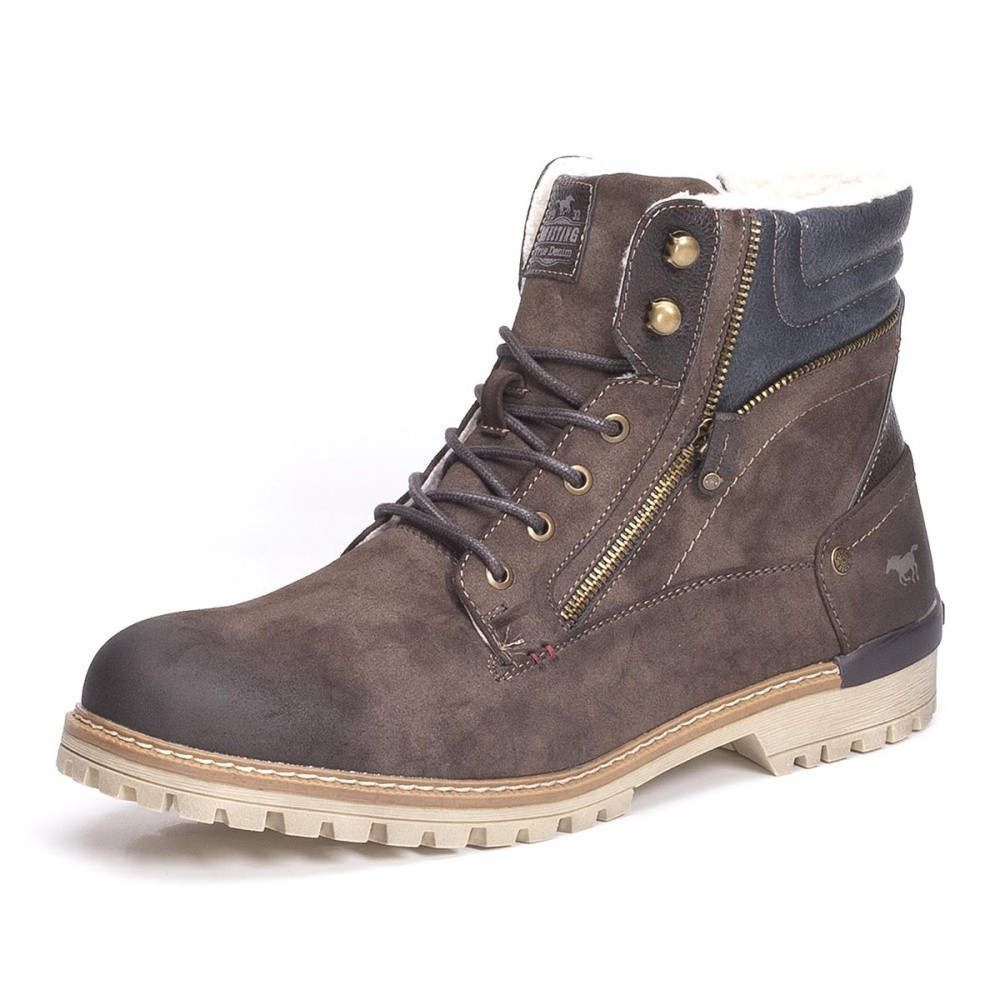 detail Pánská obuv MUSTANG MUS-10300929-W0 hnědá