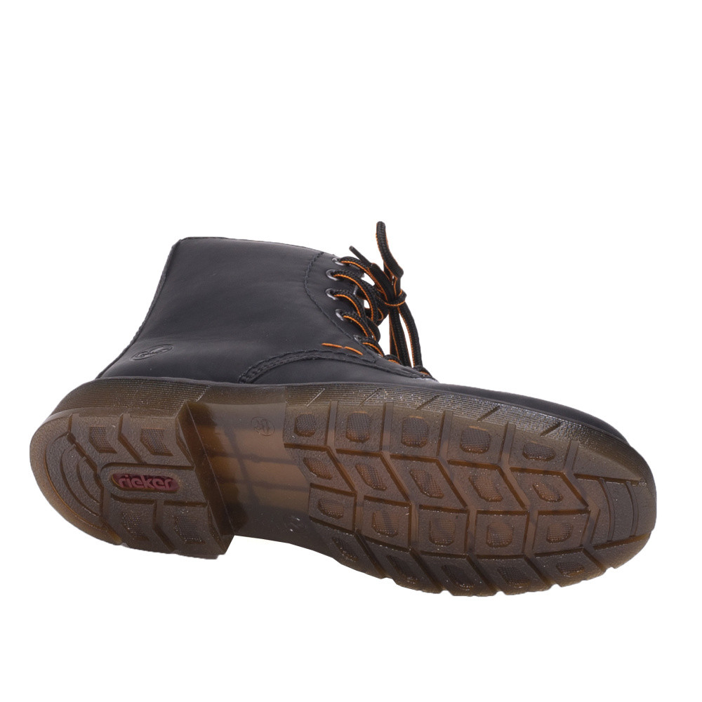 detail Pánska členková obuv RIEKER 32600-01- čierna W0