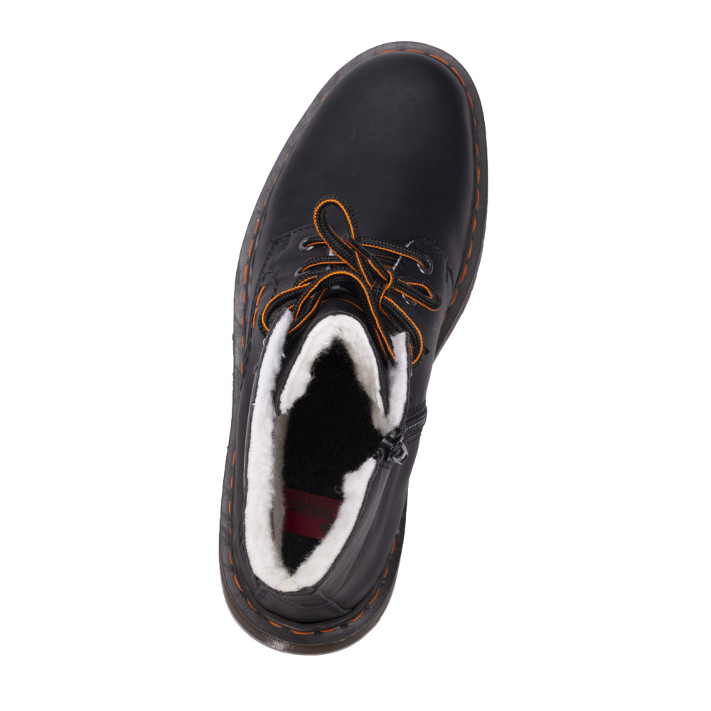 detail Pánska členková obuv RIEKER 32600-01- čierna W0