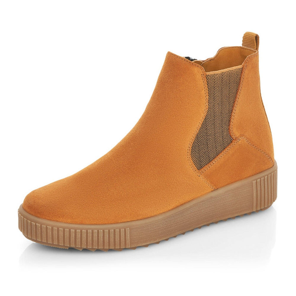 detail Dámská kotníková obuv REMONTE R7994-68 žlutá W0