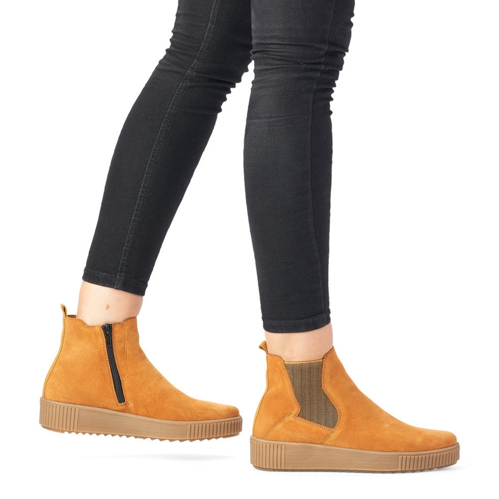 detail Dámska členková obuv REMONTE R7994-68 žltá W0