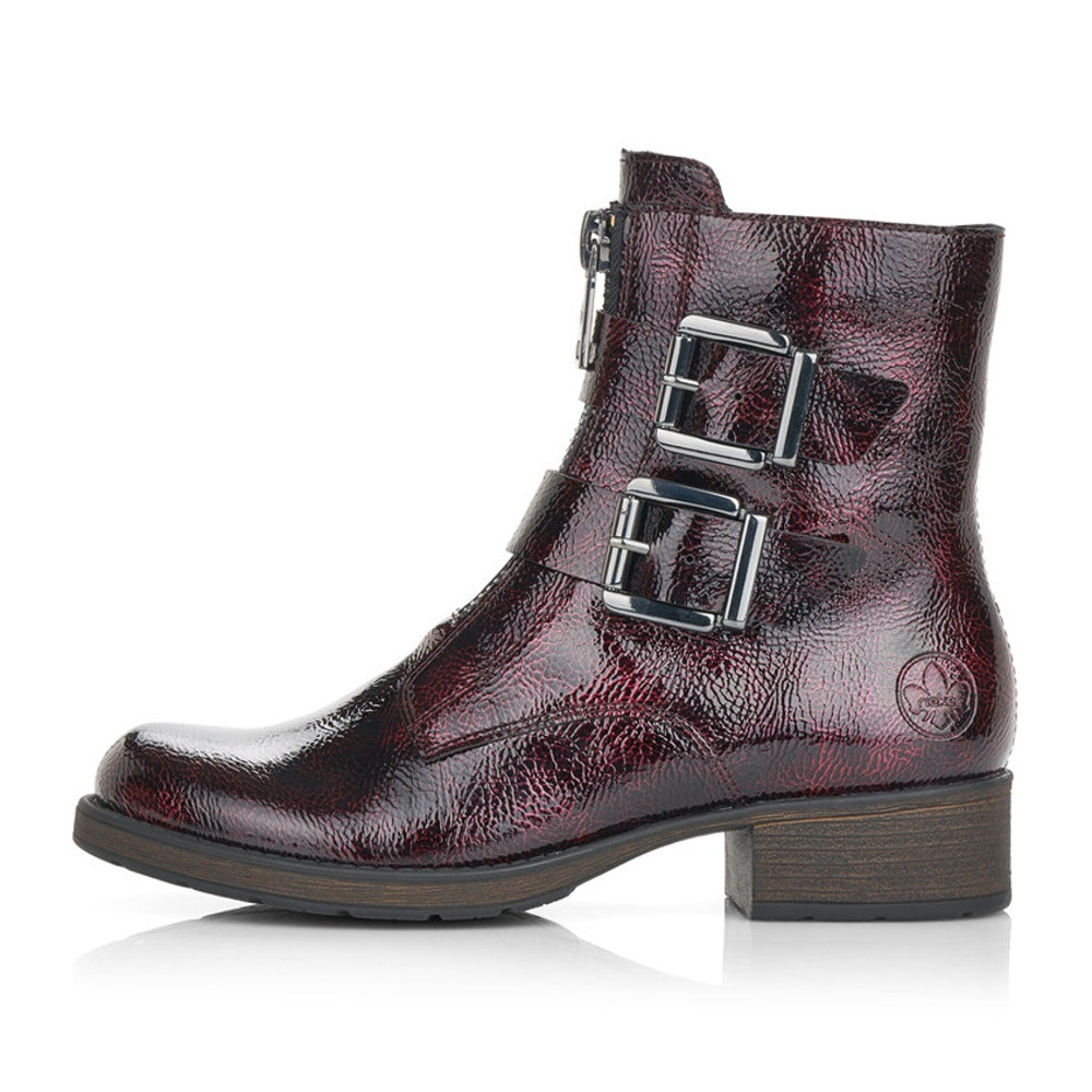 detail Dámská kotníková obuv RIEKER Z9554-35 červená W0