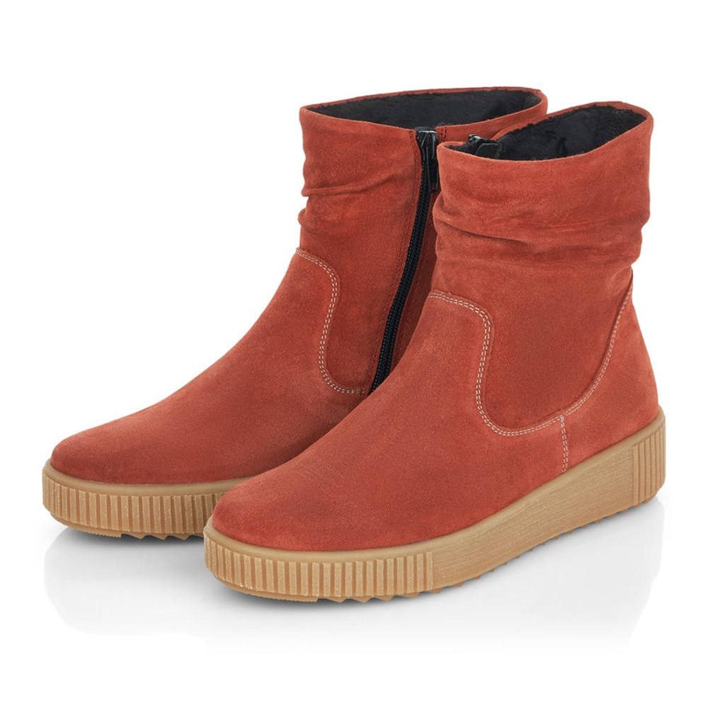 detail Dámska členková obuv REMONTE R7993-38 oranžová W0